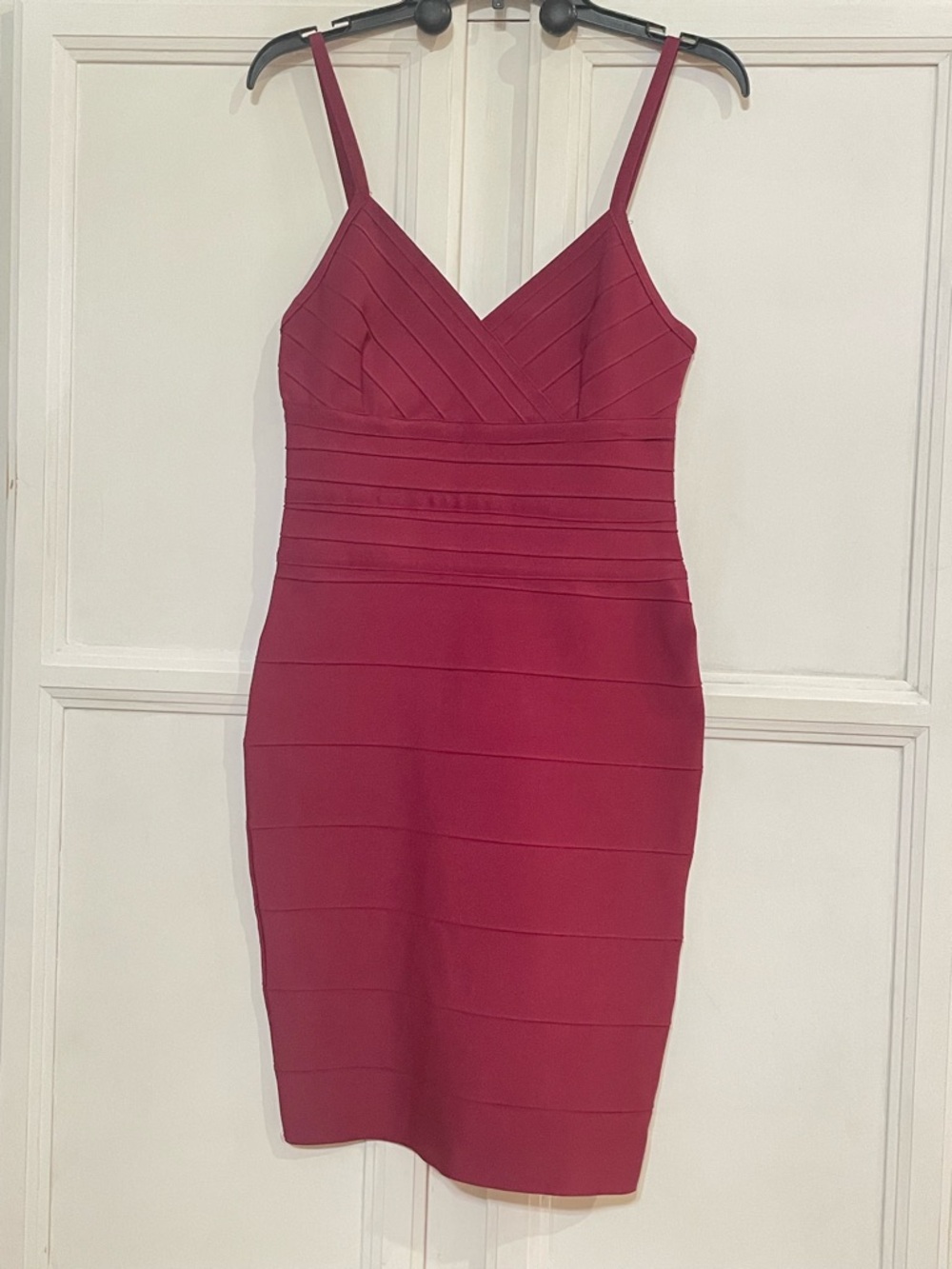 Windsor Red Bandage Bodycon‎ Dress Size M